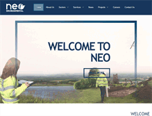 Tablet Screenshot of neo-environmental.co.uk